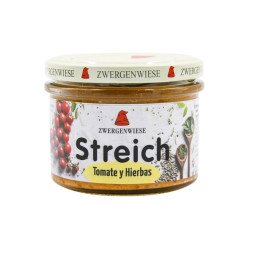 Pate vegetal de hierbas y tomate bio 180 g Zwergenwiese