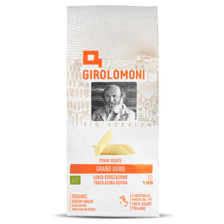 Penne rigate de trigo Bio 500g Girolomoni
