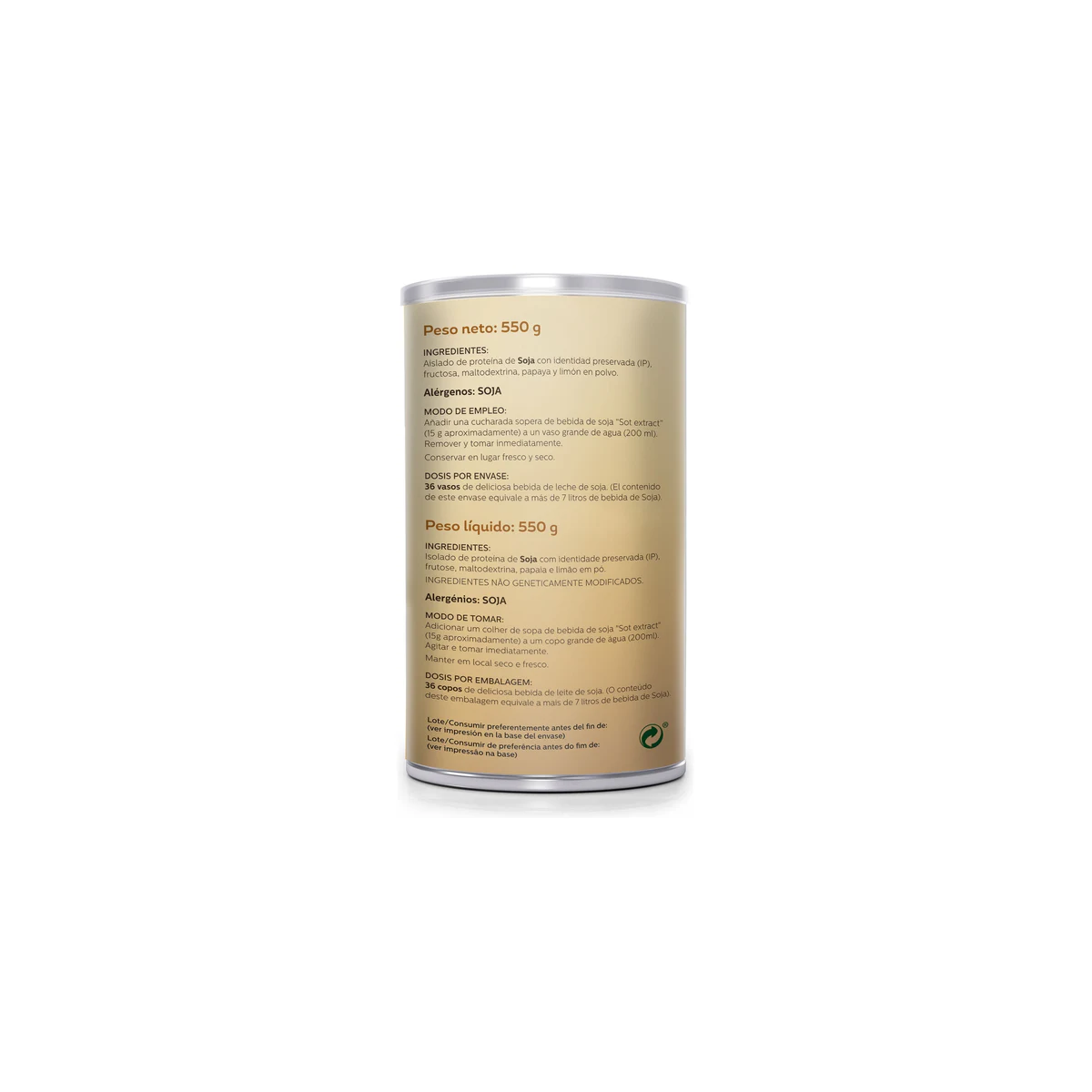 SOT EXTRACT Bebida de soja en polvo 550g Sotya