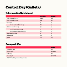 Barritas Control Day GALLETA 28x44g NutriSport