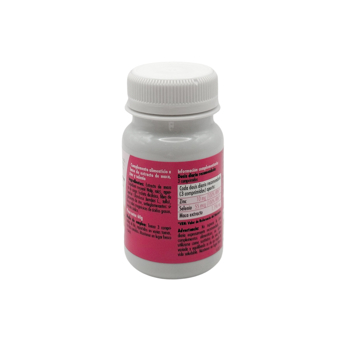 Maca + Zinc + Selenio 500mg 100 comprimidos GHF