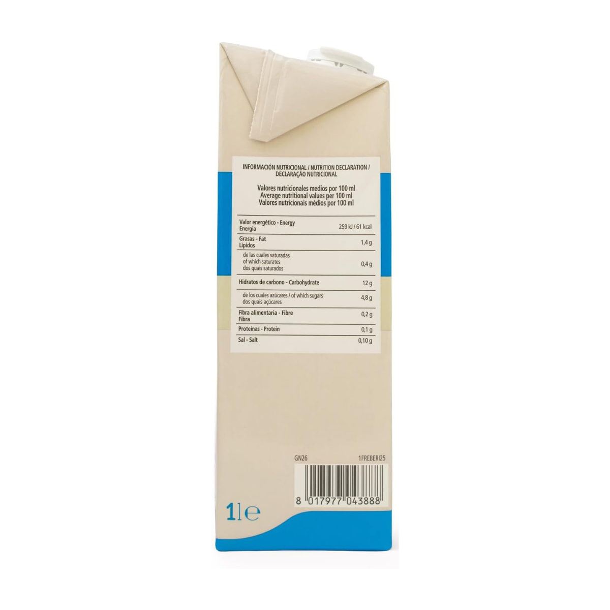 Bebida de Arroz sin gluten Bio 6x1l La Finestra