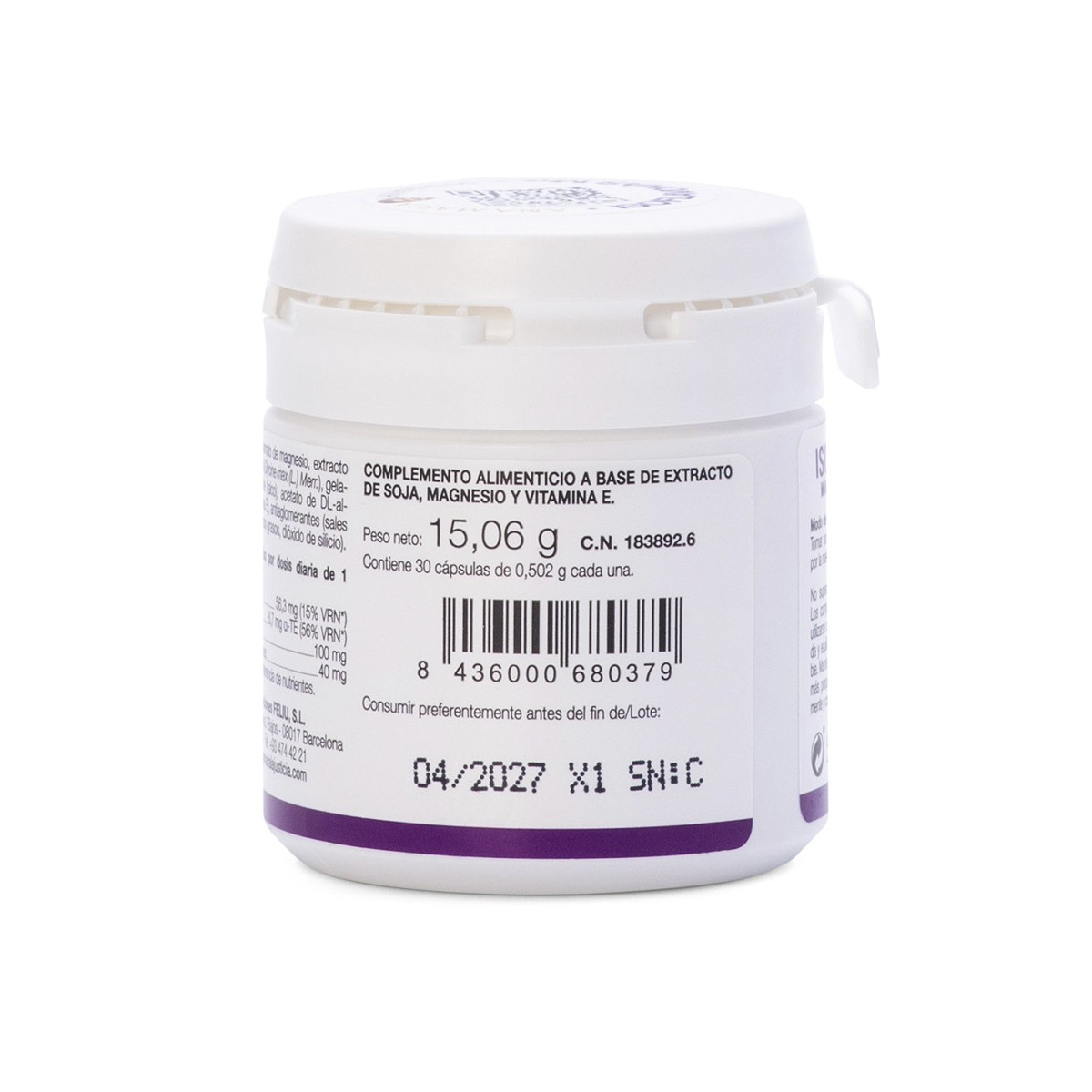 Isoflavonas con Magnesio + Vit.E 30 capsulas Ana Maria Lajusticia