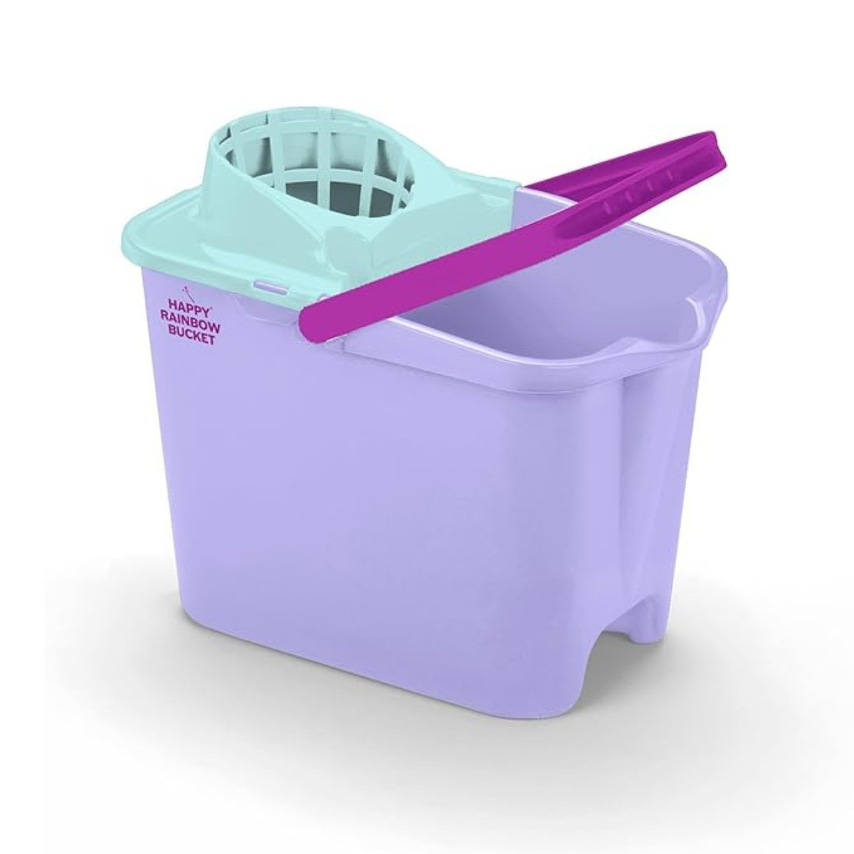 Cubo con escurridor 100% reciclado Sunset Happy Rainbow