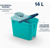 Cubo con escurridor 100% reciclado Blue Dolphin