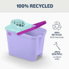 Cubo con escurridor 100% reciclado Sunset Happy Rainbow