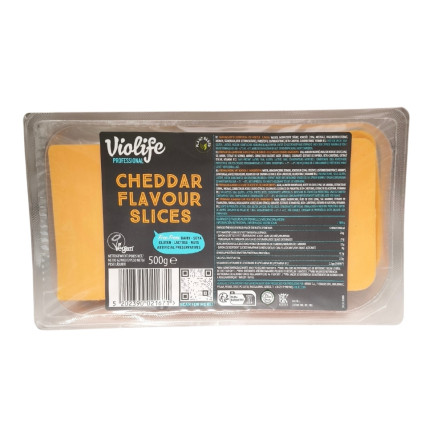 Lonchas veganas Cheddar 500g Violife