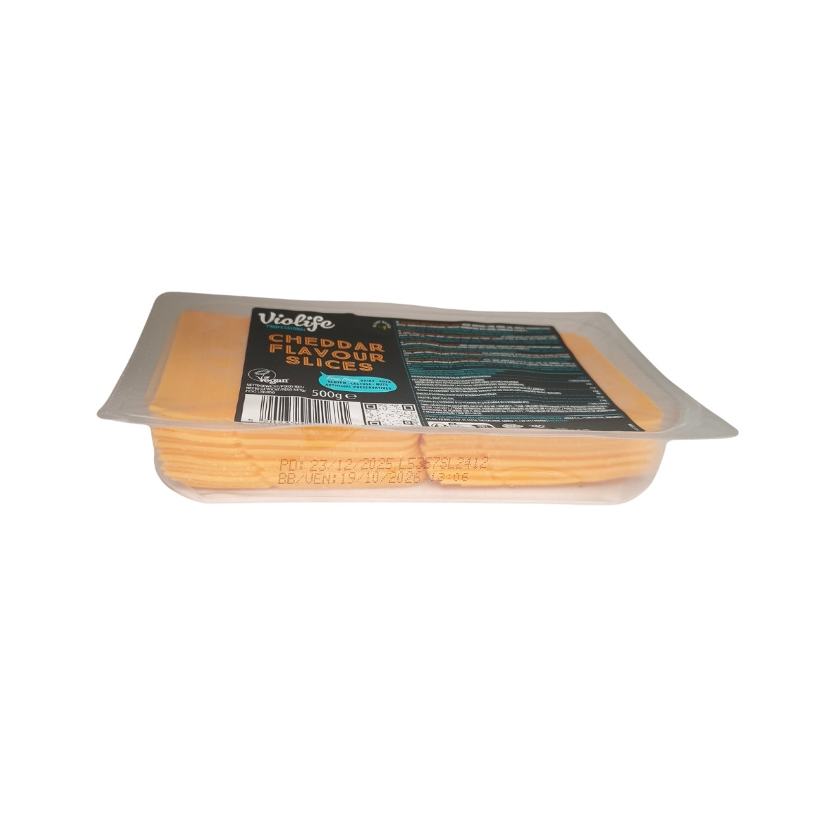 Lonchas veganas Cheddar 500g Violife