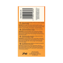Yogi Frio Melocoton y Mango Bio 15 filtros