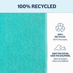 Bayeta de microfibra 100% reciclada 2 unidades Blue Dolphin