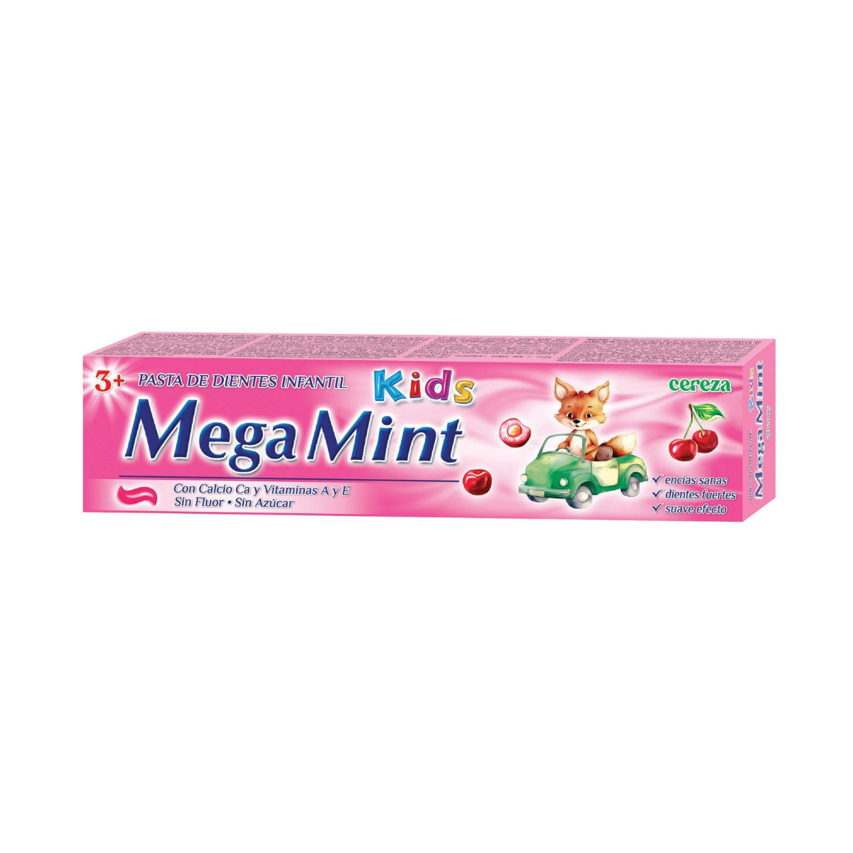 Pasta de dientes Infantil Cereza Megamint 50ml Rose&Rose