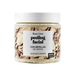 Peeling facial Salvado de avena Natural 200ml Rose&Rose
