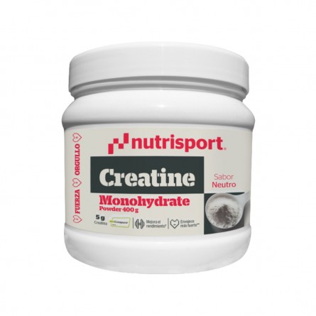 Creatina Monohydrate Creapure Neutro 400g NutriSport