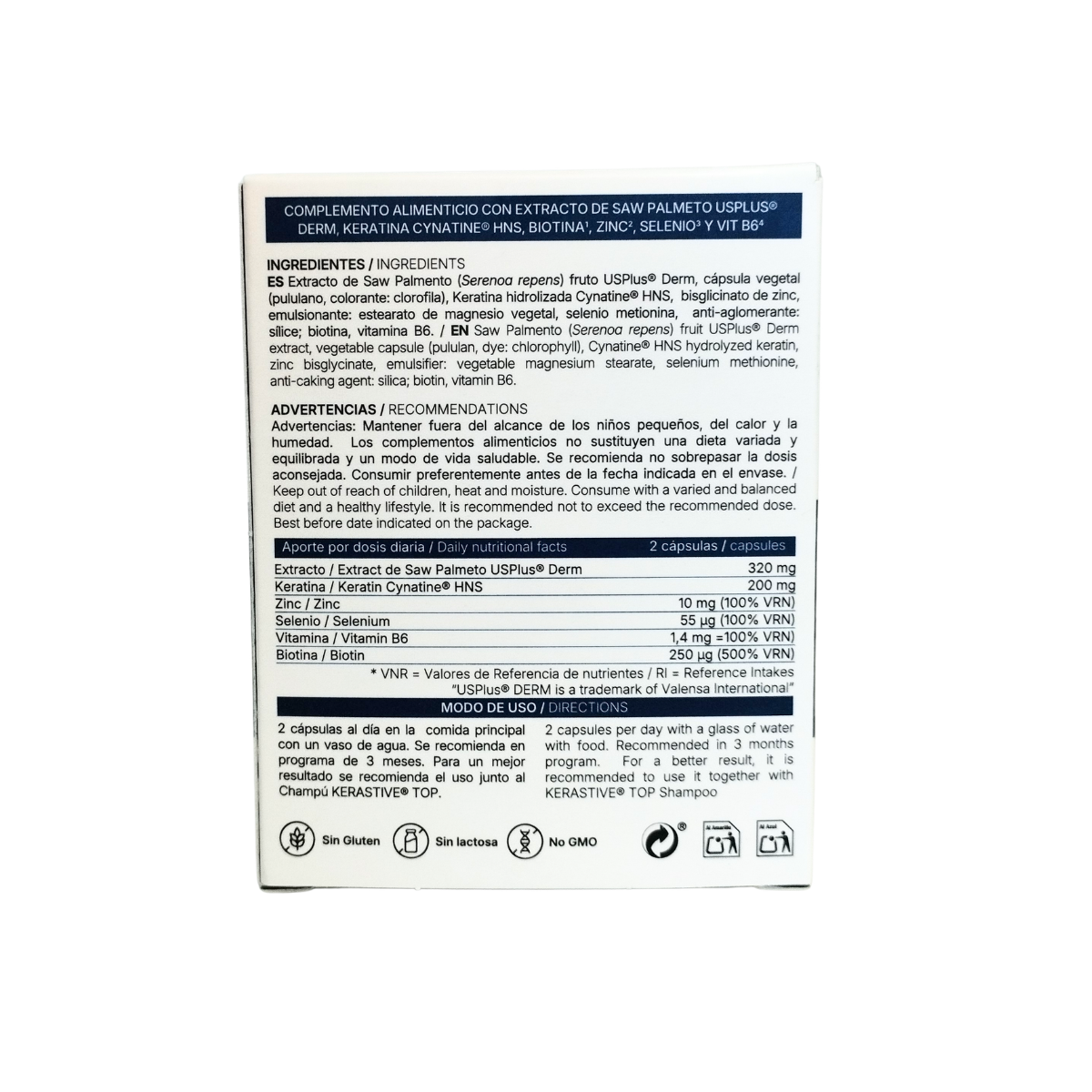 Kerastive Men Hair Loss 60 caps Vaminter