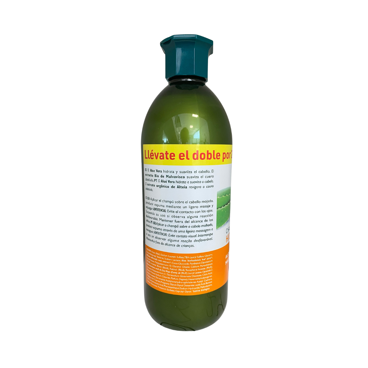 Champu Hidratante Aloe y Malvavisco 300ml+300ml Corpore Sano