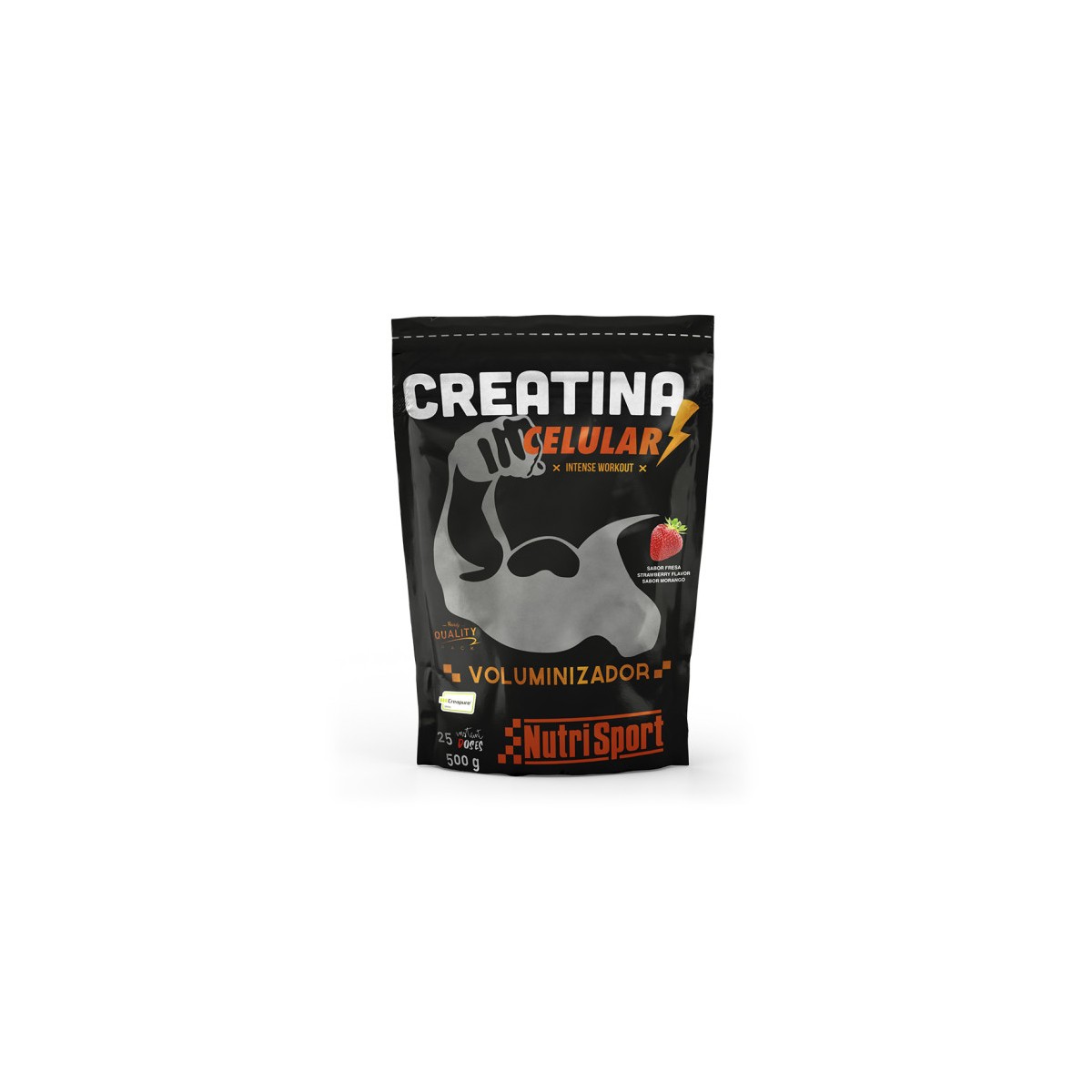 Creatina Celular Creapure sabor Fresa 500g Nutrisport