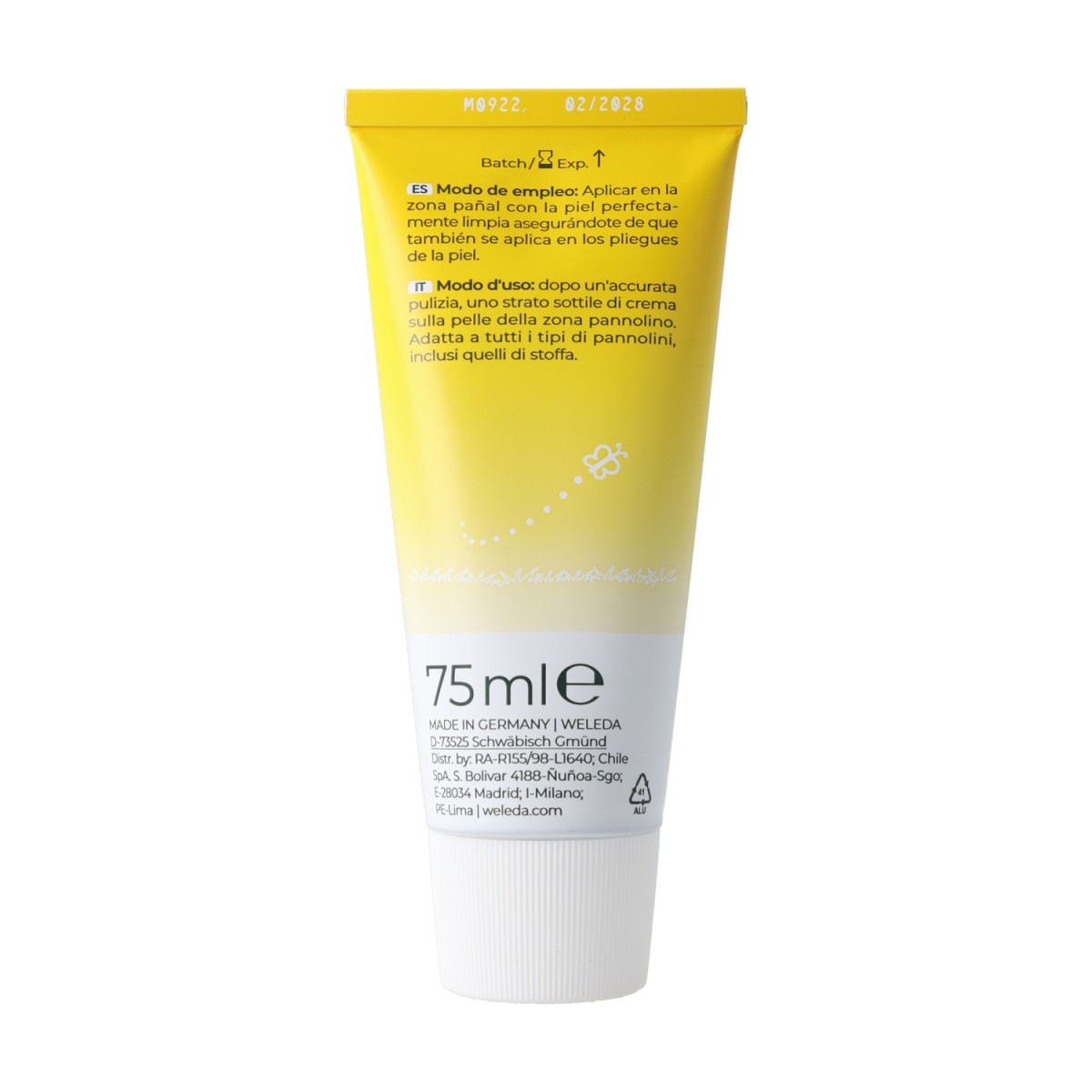 Crema pañal de calendula bebe y niño 75ml Weleda