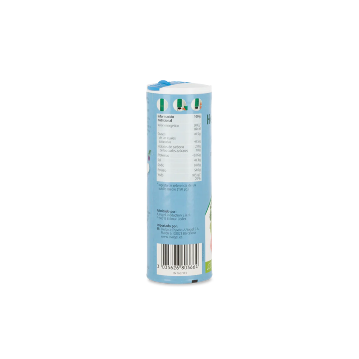 Sal Herbamare Diet (bajo en sodio) 125g A.Vogel