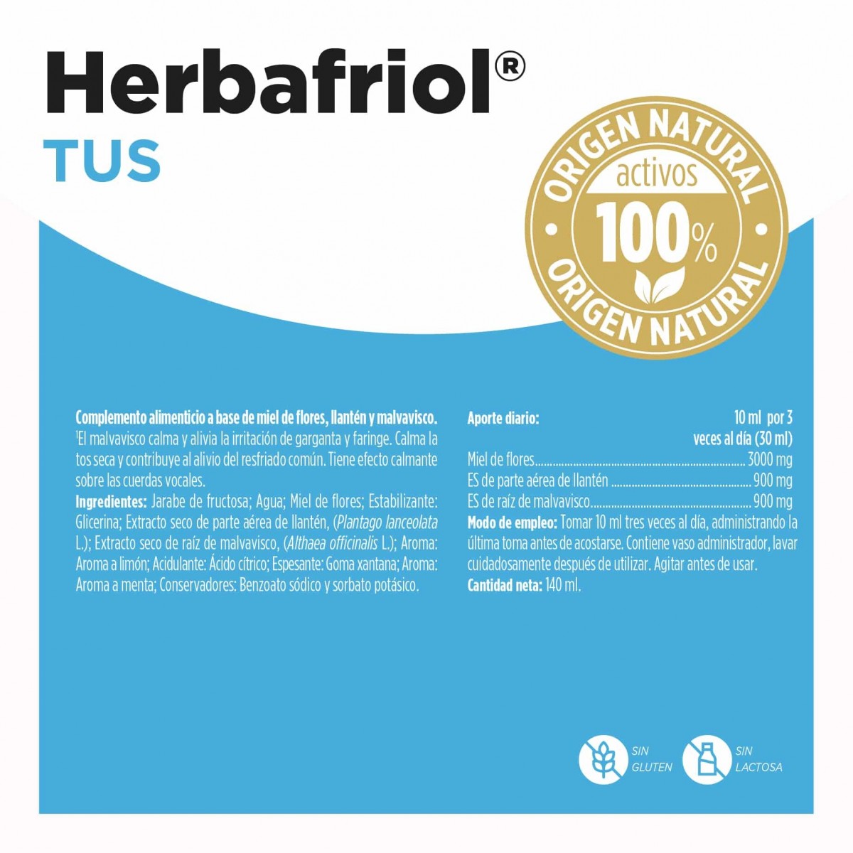 Herbafriol Tos Adultos 140ml Eladiet