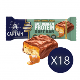 Barrita Chocolate con caramelo salado 18x45g The Gutsy Captain