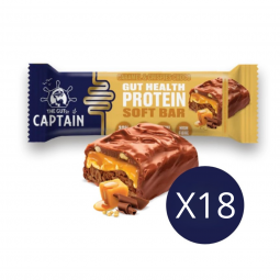 Barrita Caramelo y Choco Crispies 18x45g The Gutsy Captain