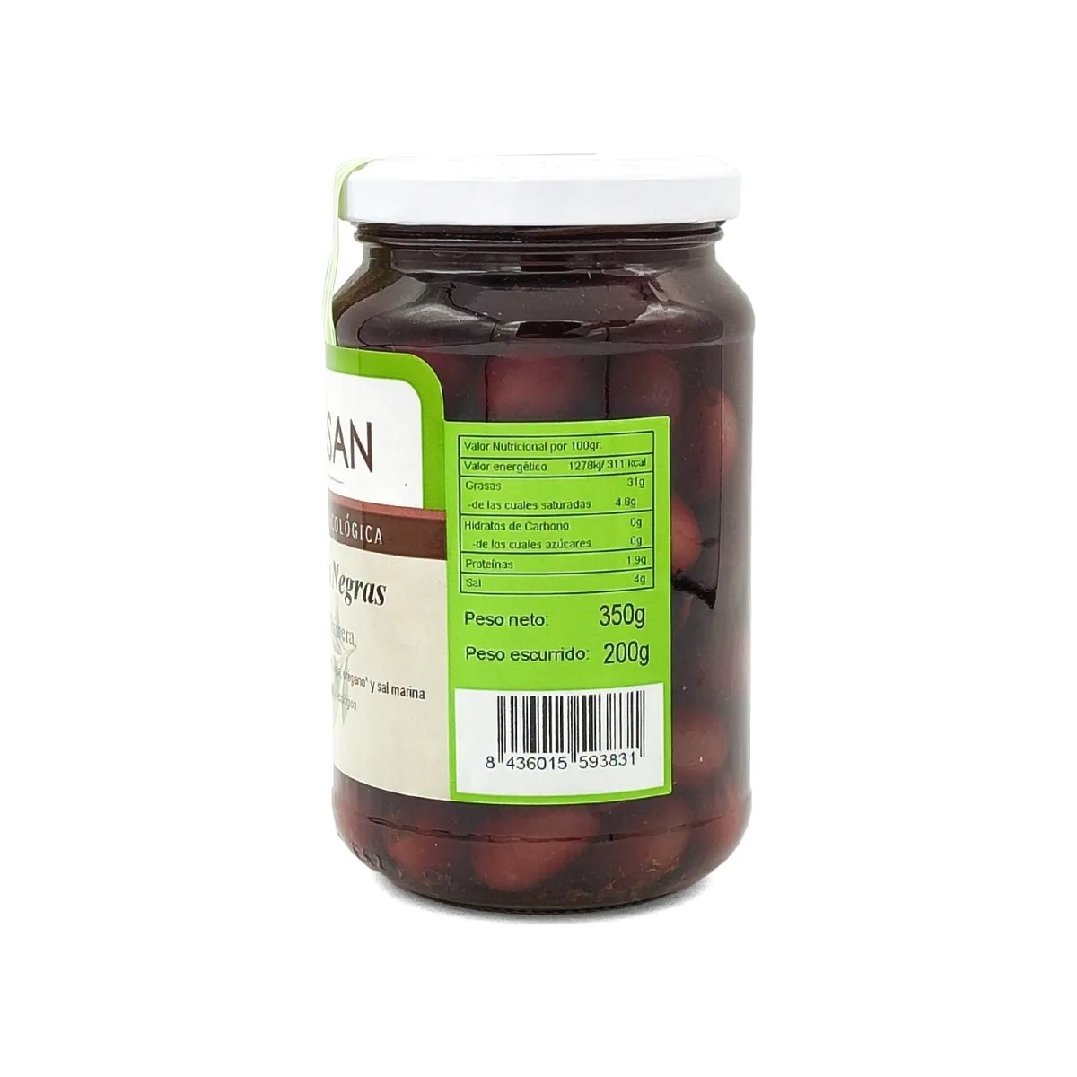 Aceitunas Negras Premium Bio 200g Bionsan