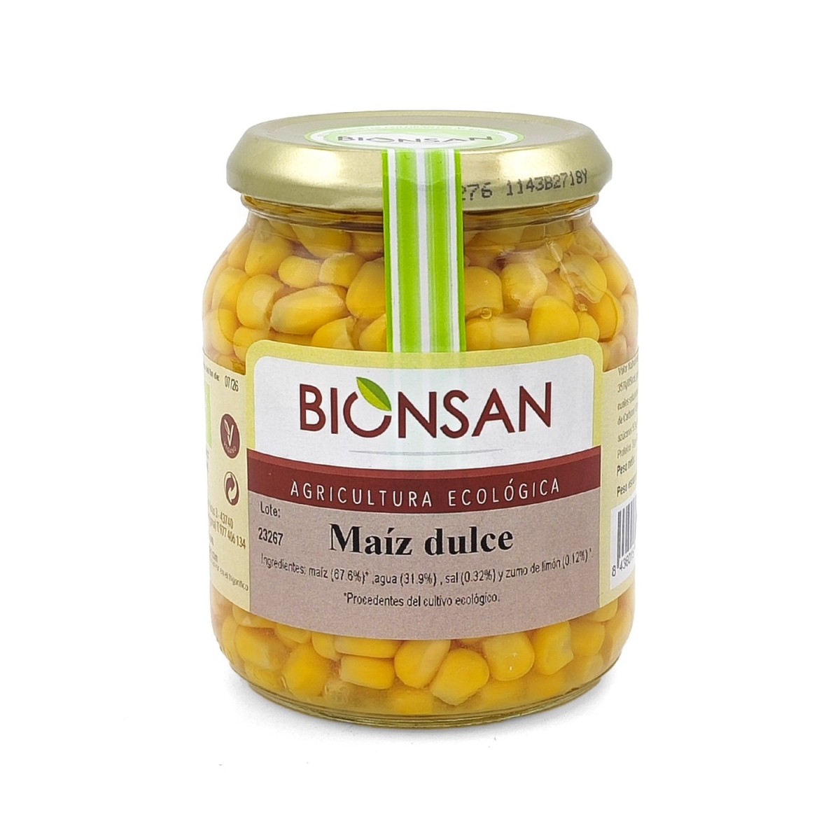 Maiz Dulce Bio 320g Bionsan