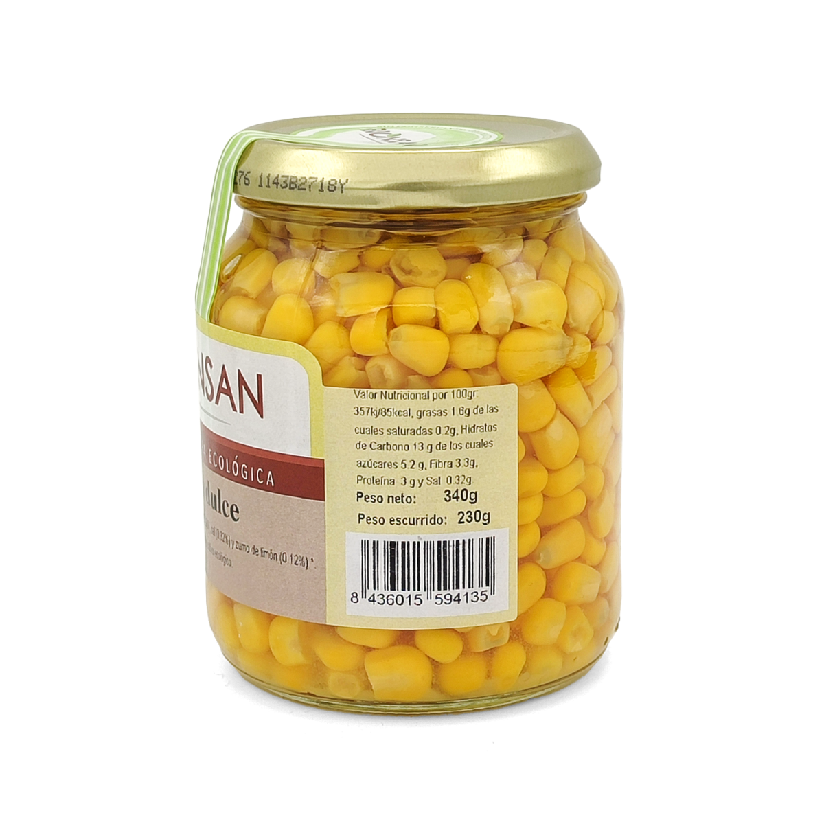 Maiz Dulce Bio 320g Bionsan