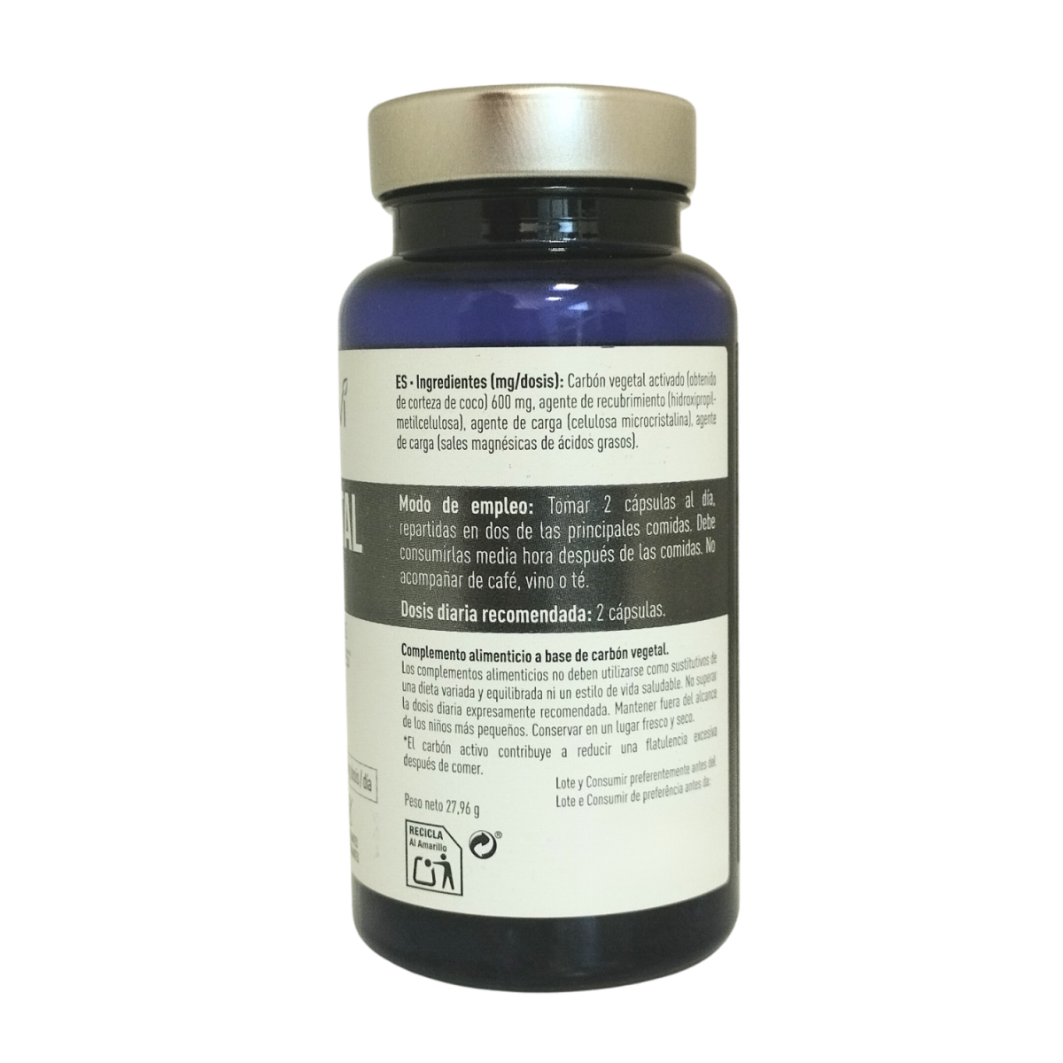 Carbon vegetal 60 capsulas Drasanvi