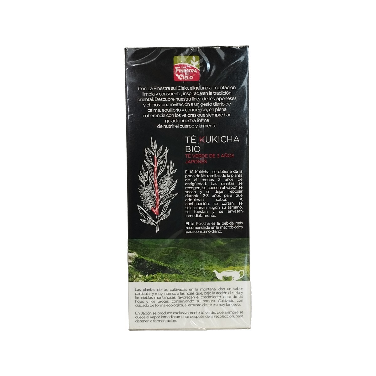 Te kukicha (te verde 3 años) Bio 25 filtro 42 g La Finestra