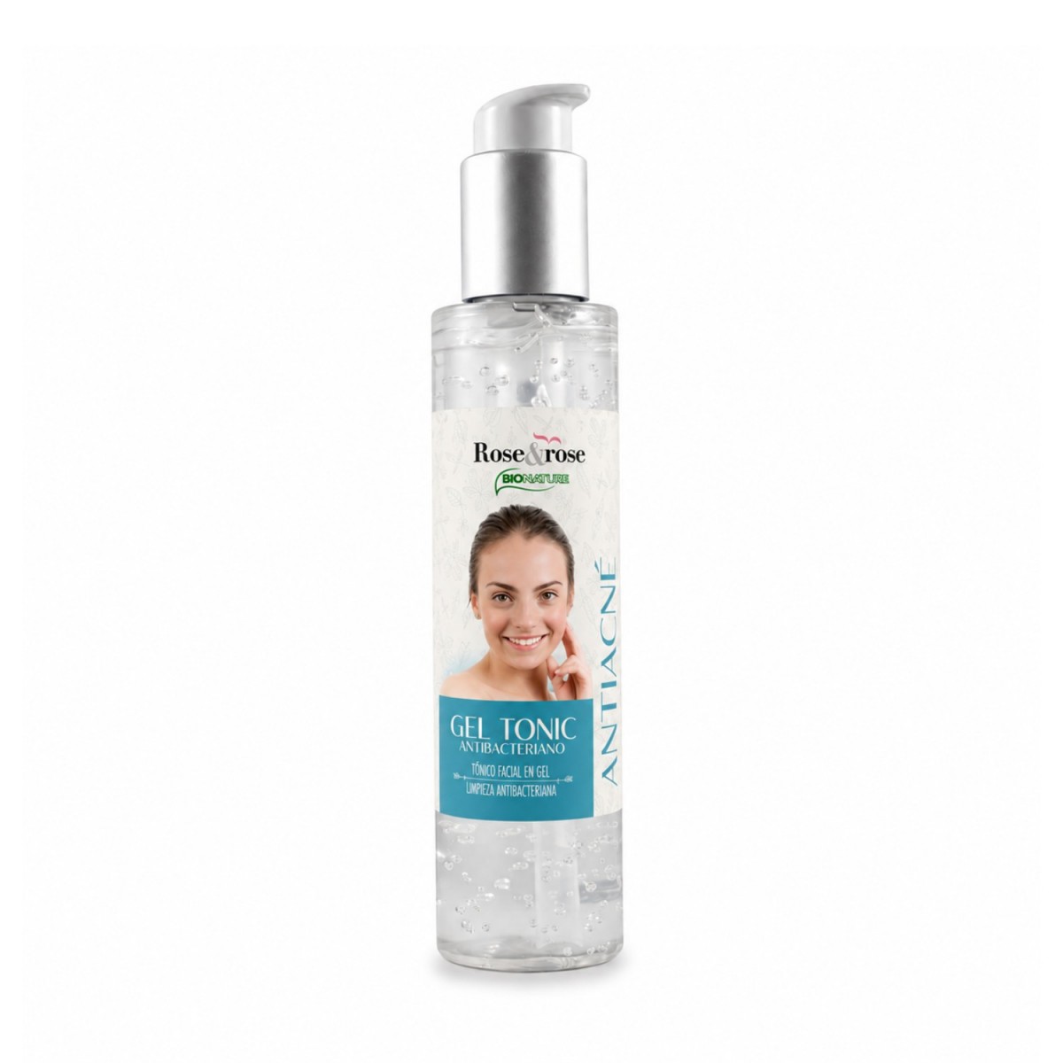 Tonico facial en Gel Antibacteriano Antiacne 125 ml Rose&Rose