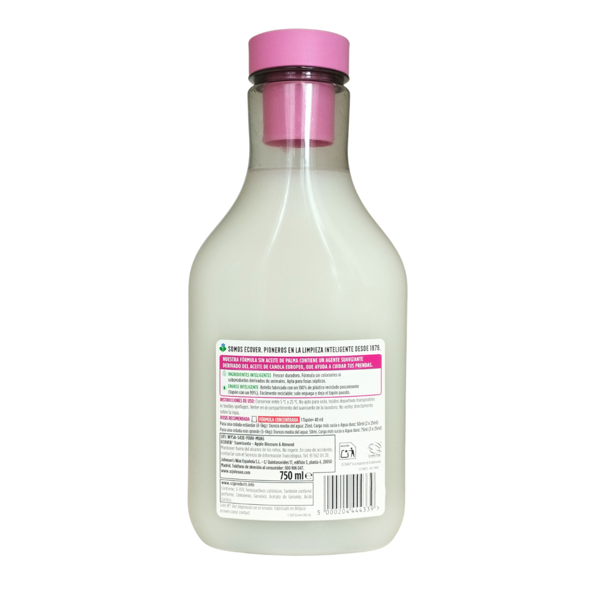 Suavizante de flor de manzana y almendra 750ml Ecover