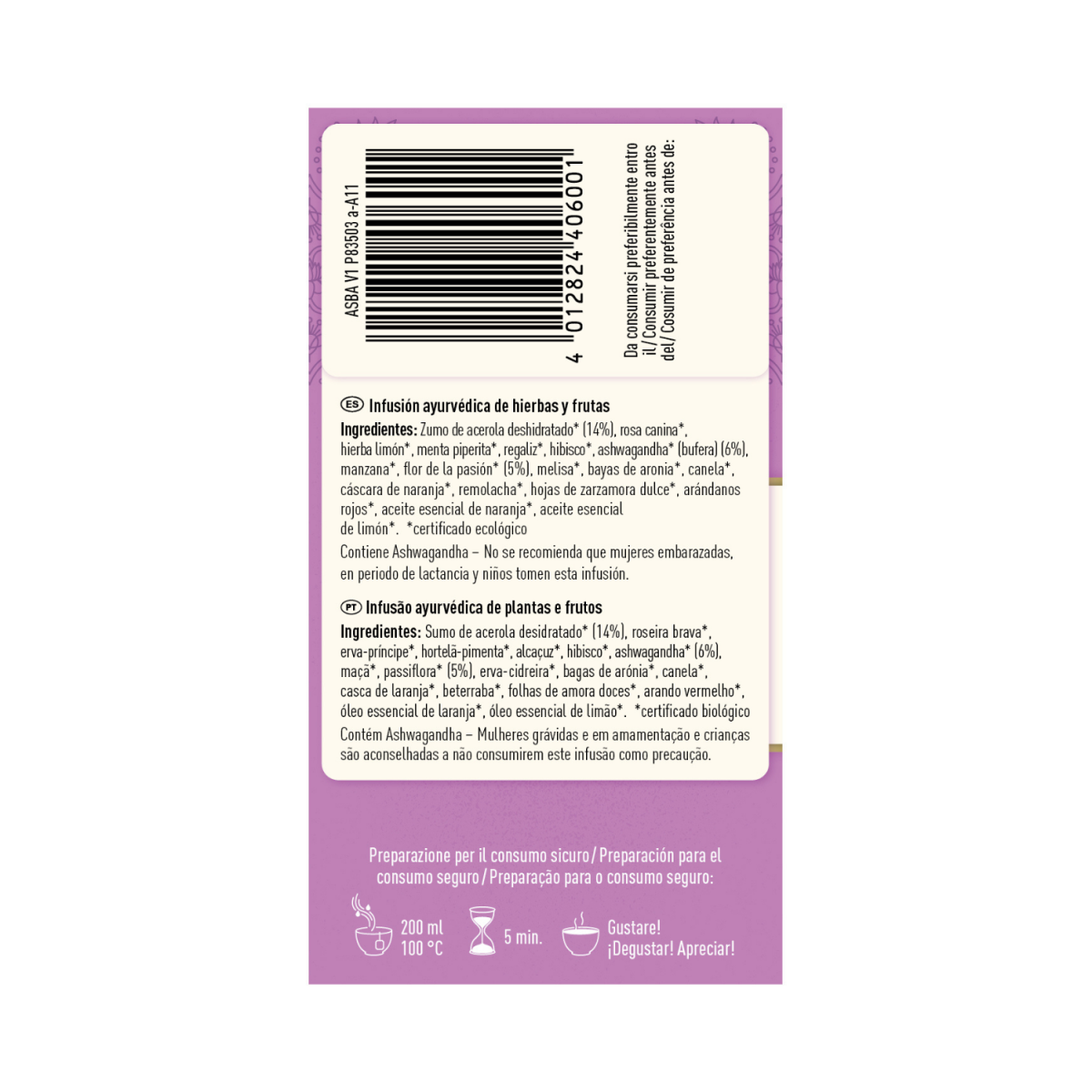 Yogi Tea Ashwagandha Equilibrio Bio 17 filtros BIO