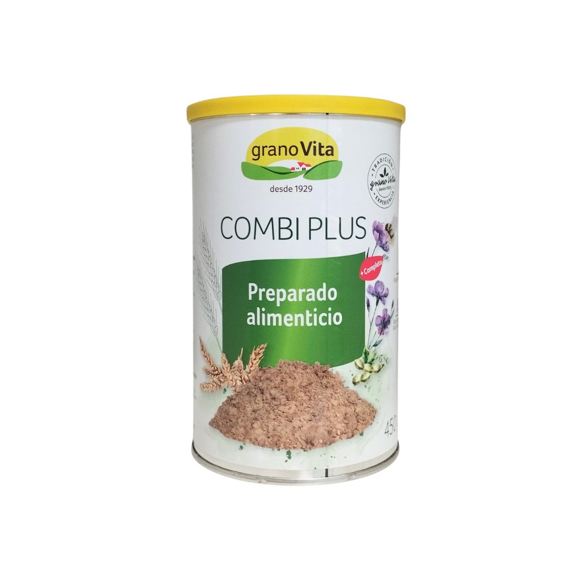 Combi Plus (g.trigo,levd.cerveza,lino germinado,lecit.soja,polen) 450g Granovita