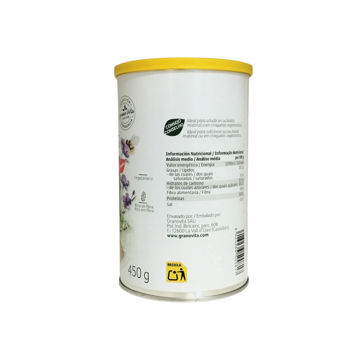 Combi Plus (g.trigo,levd.cerveza,lino germinado,lecit.soja,polen) 450g Granovita