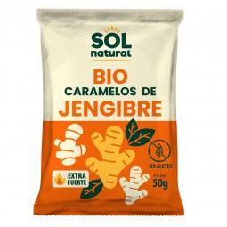 Caramelos de Jengibre Bio 50g Sol Natural