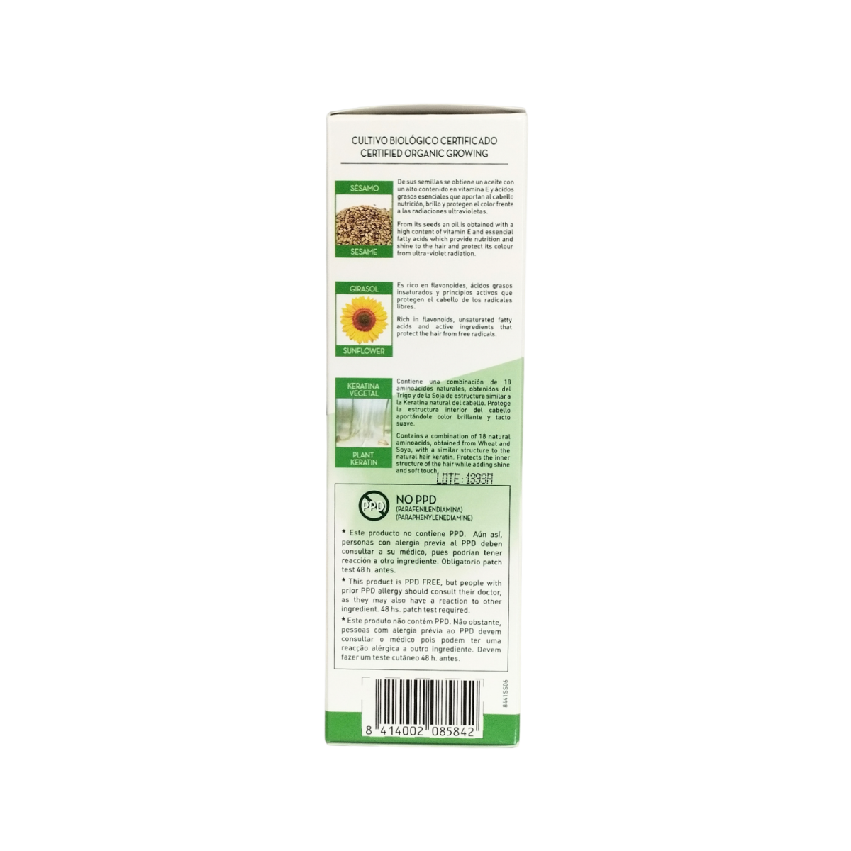 Coloracion permanente 5.7 Tinte Chocolate 140ml Corpore Sano