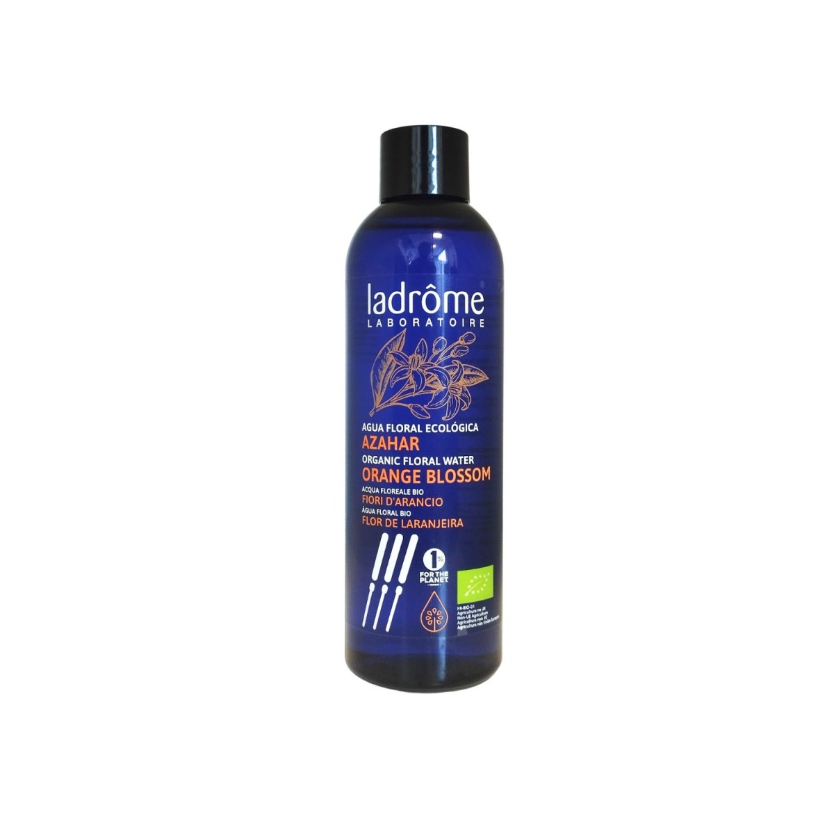 Agua floral de Azahar (Naranjo) Bio 200ml Ladrome
