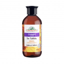 Champu Girasol + Keratina sin sulfatos cabello teñido 300ml Corpore Sano
