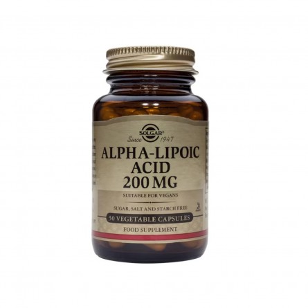 Acido alfa-lipoico 200mg 50 vcaps Solgar