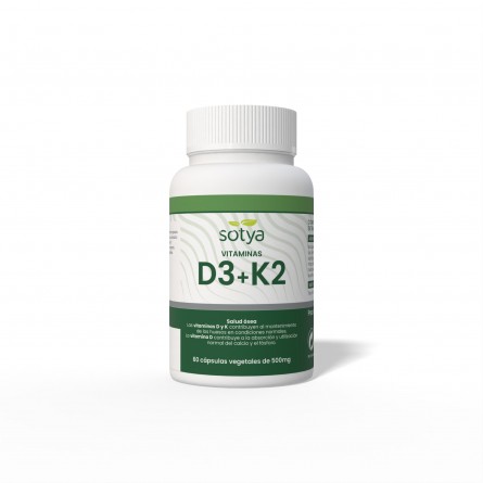 Vitamina D3+K2 500mg 60 caps Sotya