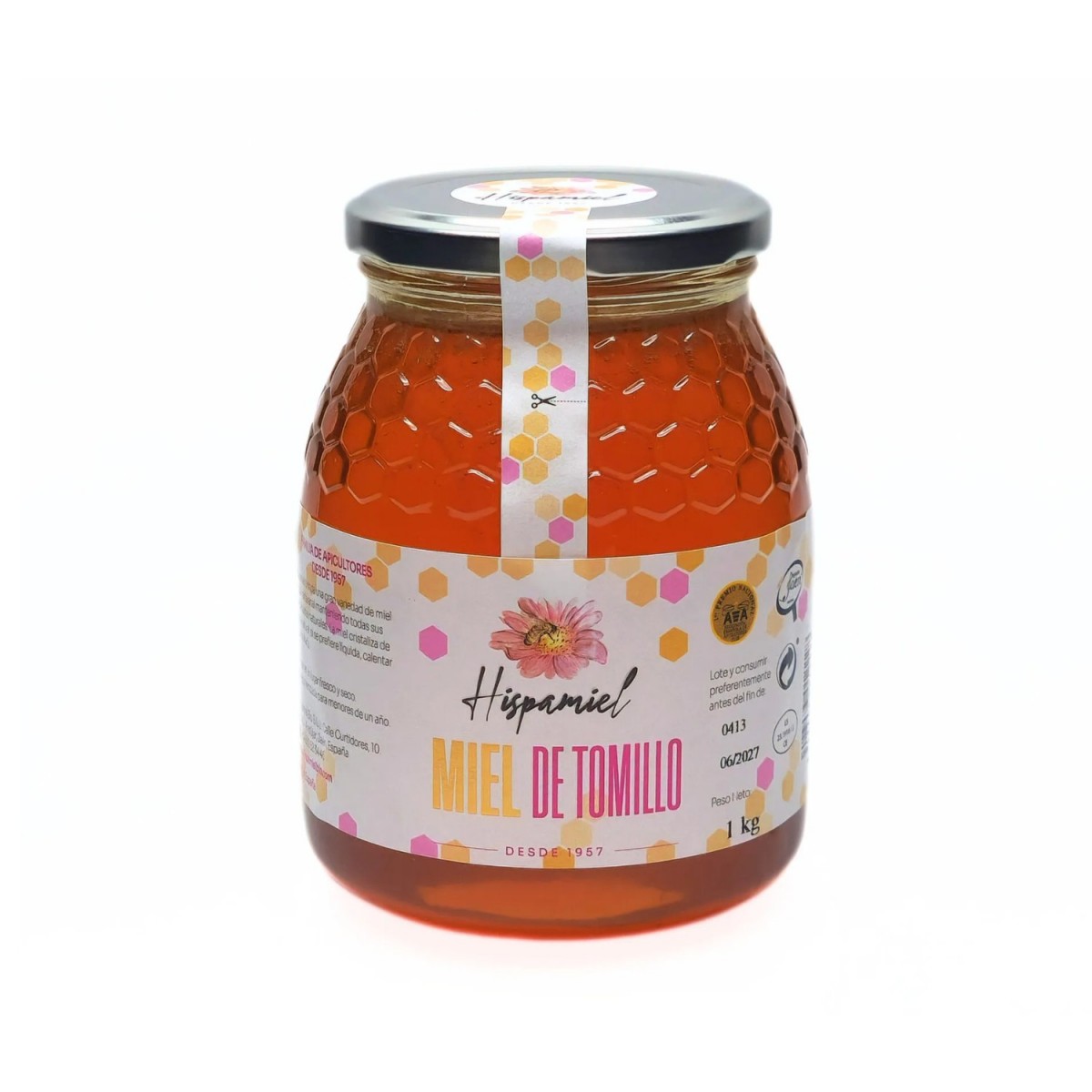 Miel de tomillo 1kg Hispamiel