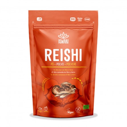 Setas Reishi polvo Bio 100g Iswari
