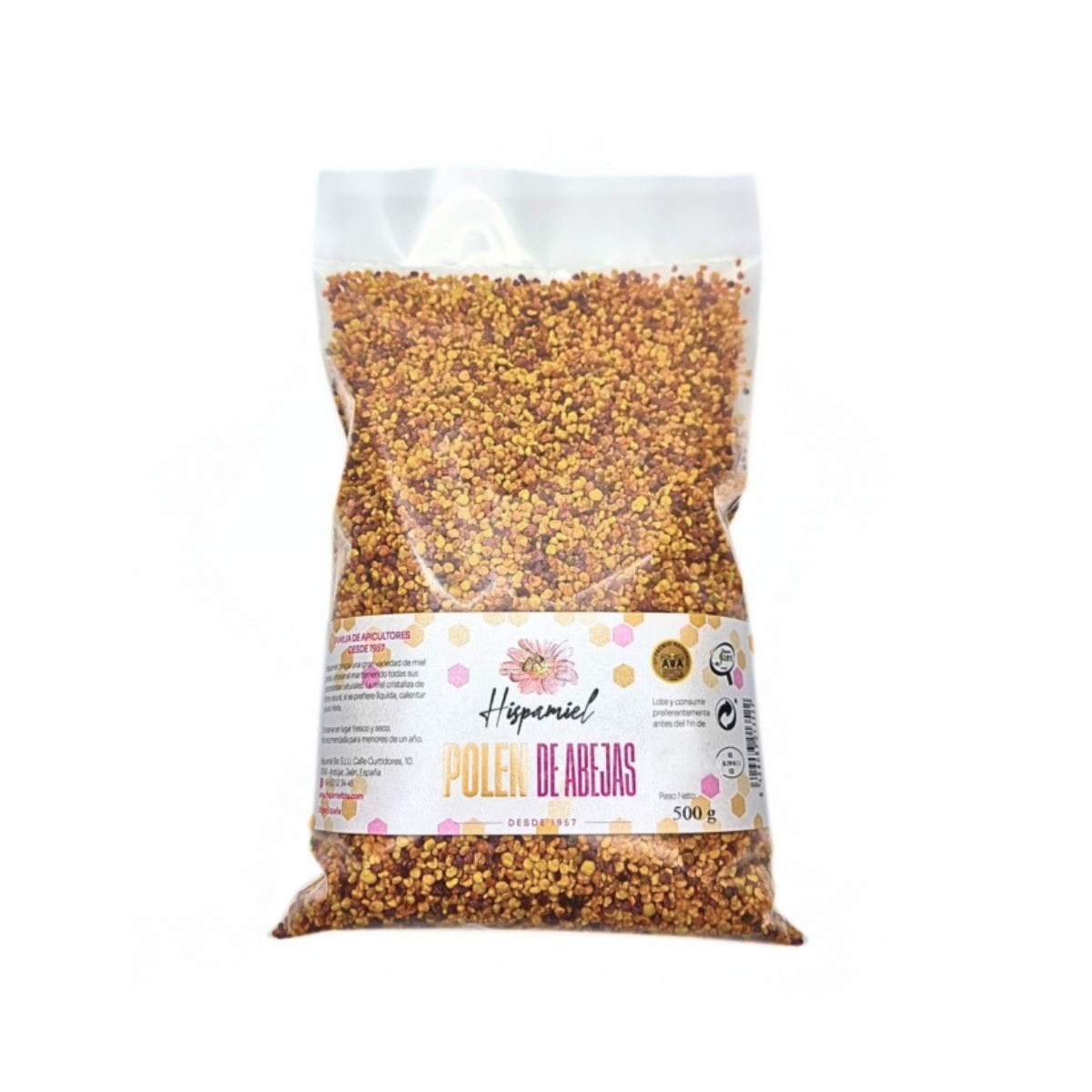 Polen de abejas bolsa 500g Hispamiel