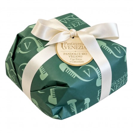 Panettone espelta y chocolate Bio vegan 750g Pasticceria Venecia