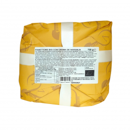 Panettone de naranja relleno de crema Bio 750g Pasticceria Venecia
