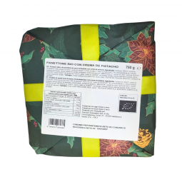 Panettone relleno de crema pistacho Bio 750g Pasticceria Venecia