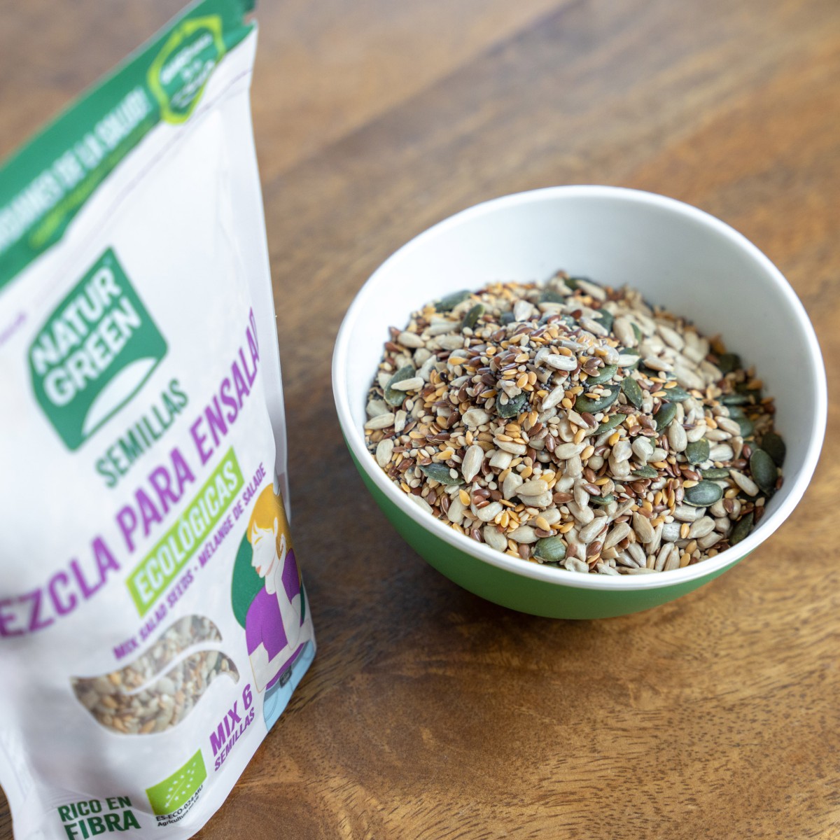 Mezcla 6 Semillas Ensaladas bio 200g Naturgreen