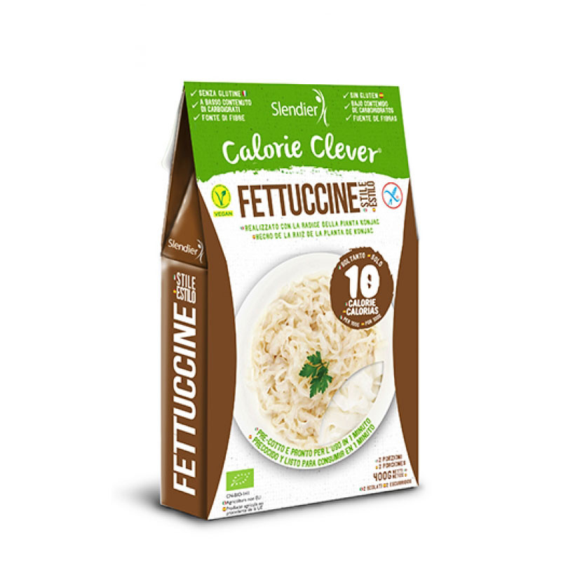 pasta de Konjac bajo en calorias - fettucine sin gluten Slendier