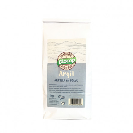 Arcilla blanca para uso externo argil 1kg Biocop